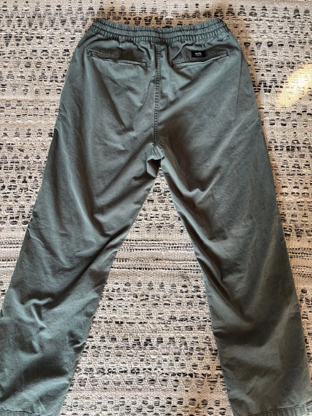 Vans Men's Olive and Khaki tan Utility Chinos